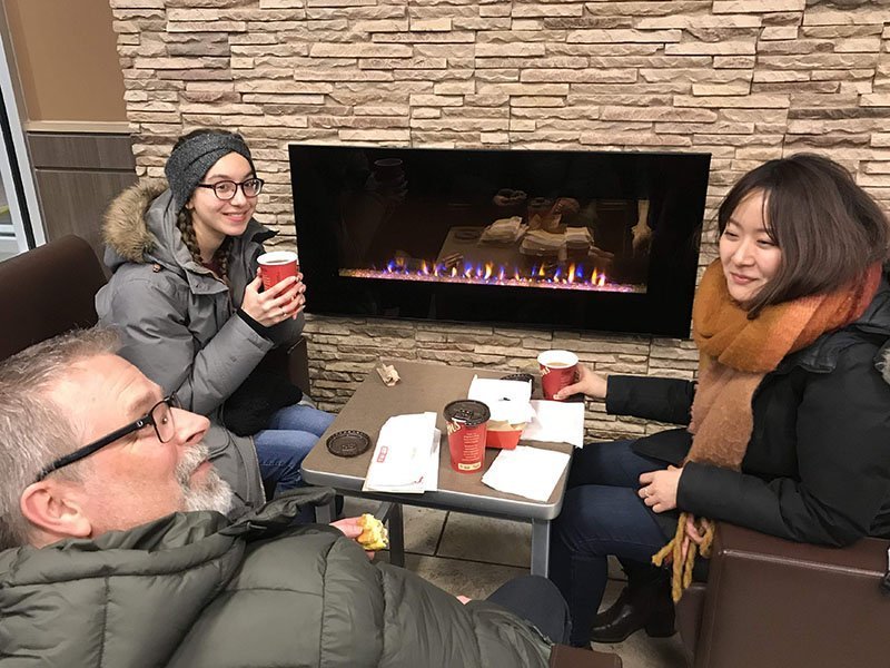 Small group from our youth